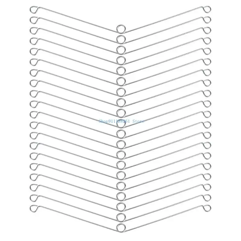 

H05E 20Pieces Multipurpose Recessed Light Fixture Spring Clip Replacements Part for Bathroom and Kitchen Supplies Use