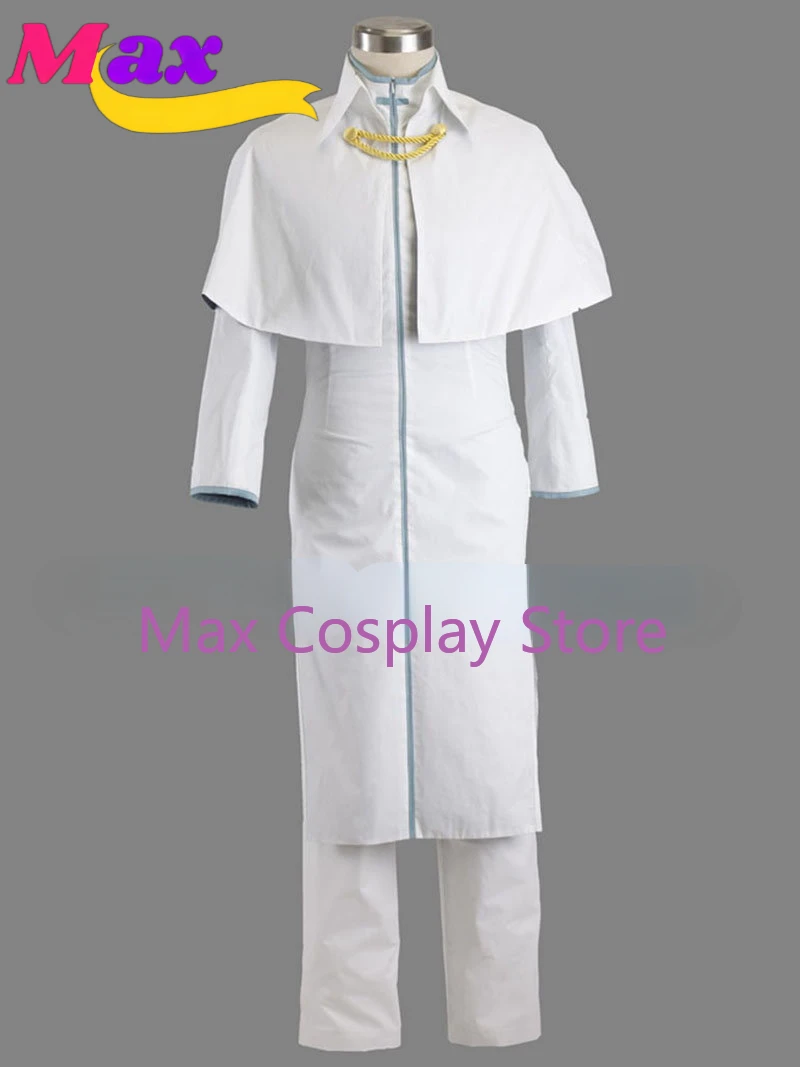 Max Cos Anime Uryu Ishida Soul Society Quincy Uniform Cosplay Costumes For Women Men Cos Clothes Custom size