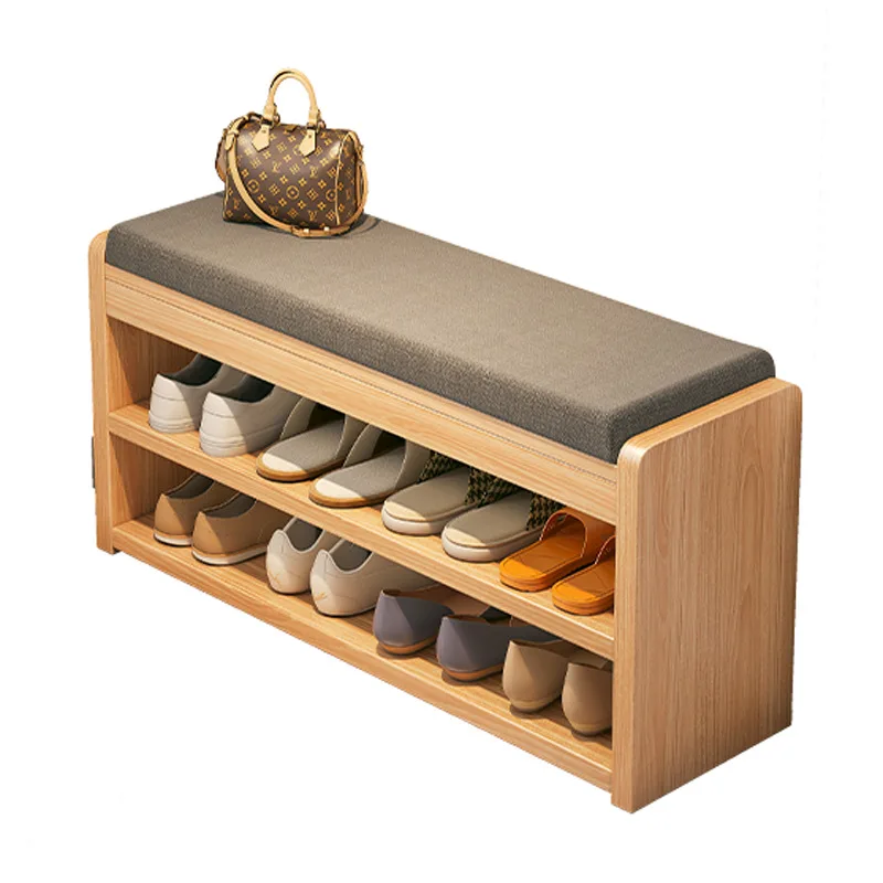 

Entrance for Changing Shoes, Home Shoe Cabinet, Integrated Bench for Wearing Shoes, and Shoe Rack for Sitting On