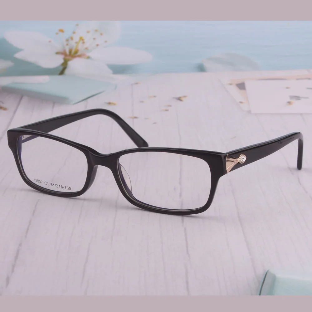 

Diamonds decoration glasses women trending products oculos vintage glasses handmade retro optical frames can put anti blue lens