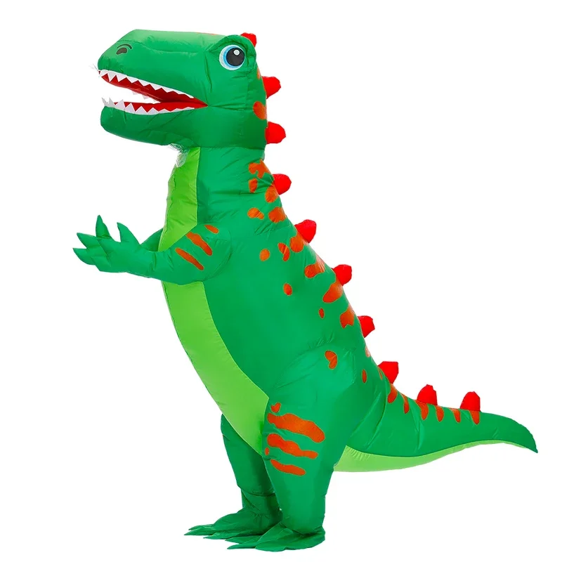 Adult Mascot Dinosaur Inflatable Costume Funny Carnival Halloween Party Cosplay Costumes Suit T-Rex Role Play Costumes