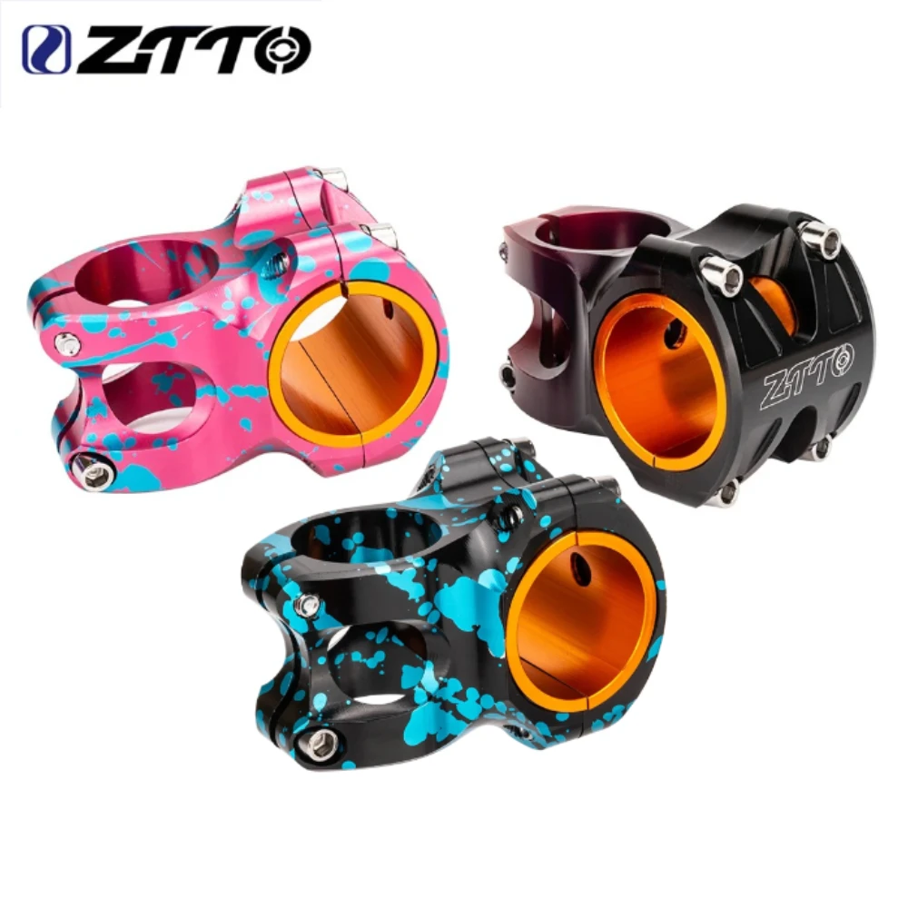 

ZTTO Mountain Bike Ultra-light Short Stem 31.8×35mm Hollow-out Lightweight Design Aluminium Alloy Material Multiple Color Option