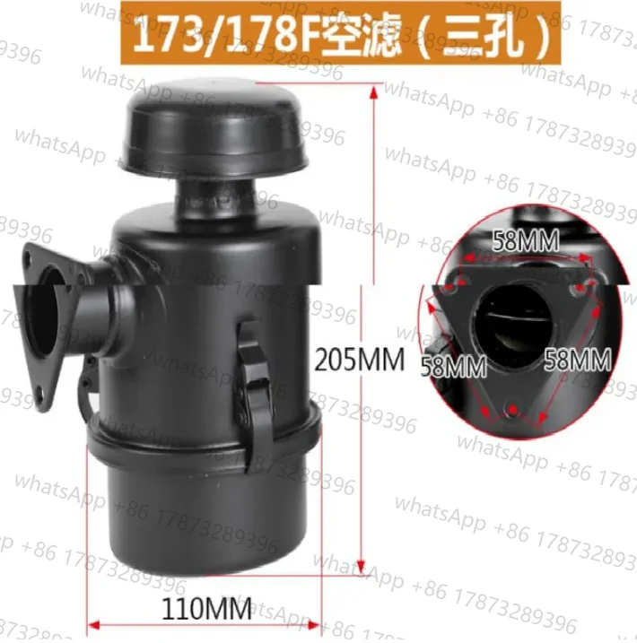 Micro Tiller Air-Cooled Diesel Engine Generator 170F 173f 178F 186F 188F 192F Air Filter