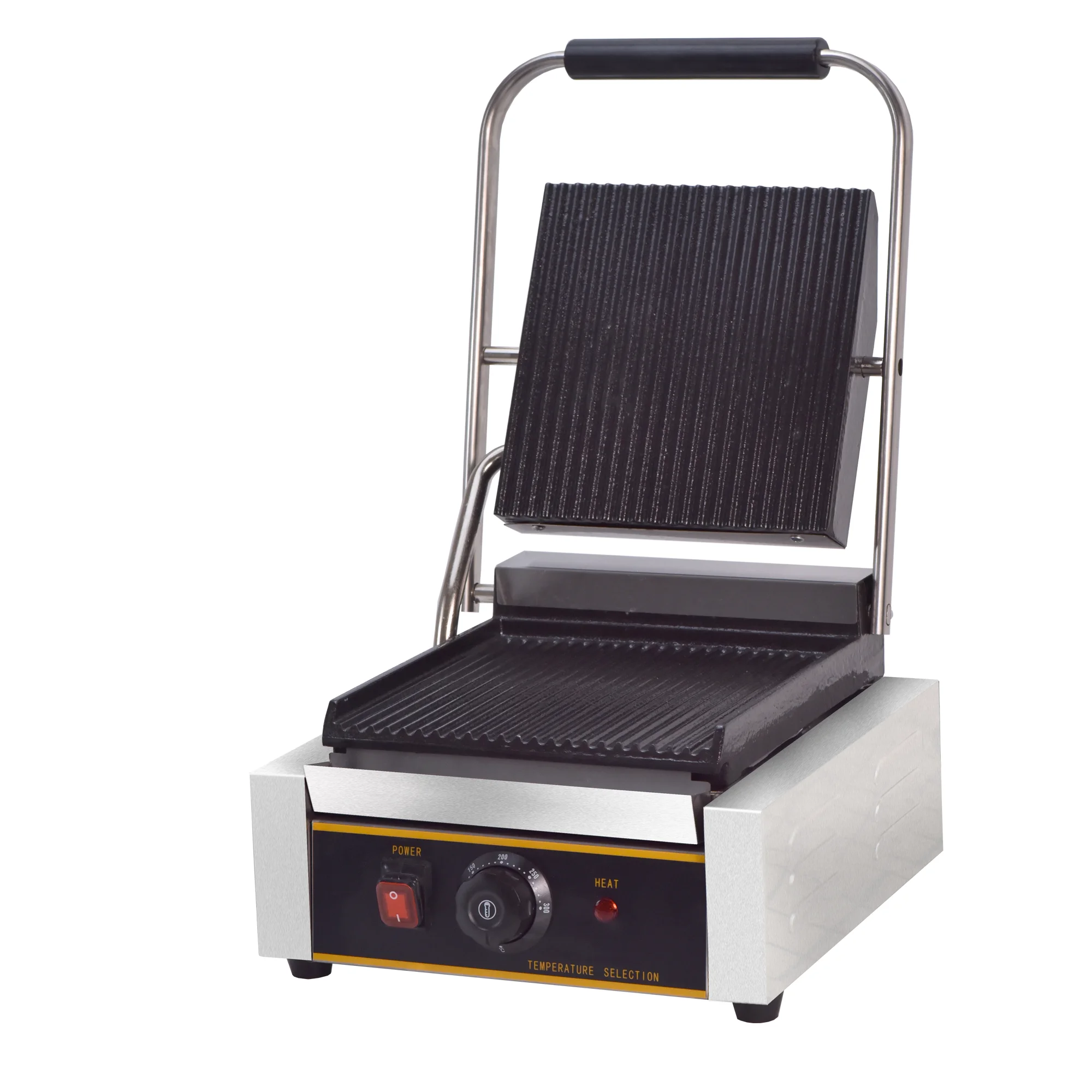 Panini commerciali Press Grill antiaderente per campeggio all'aperto cucinare Panini bistecca carne Barbecue cucinare Panini