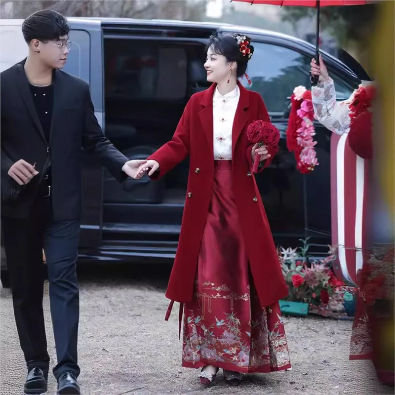 معطف صوف محمص للارتداء اليومي #1