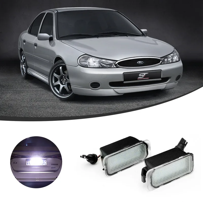 

2pcs License Plate Light For Ford KUGA S MAX MONDEO MK4 MK5 MK2 FIESTA 2008-2019 FOCUS Car LED Number Signal Lamp Accessories