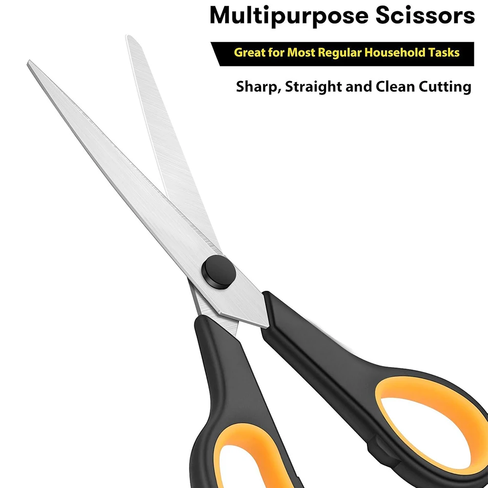 2-Pack Kitchen Shears Set, Multipurpose Thickened Scissors, Heavy-Duty Sharp Stainless Steel Versatile Shears for Household Use