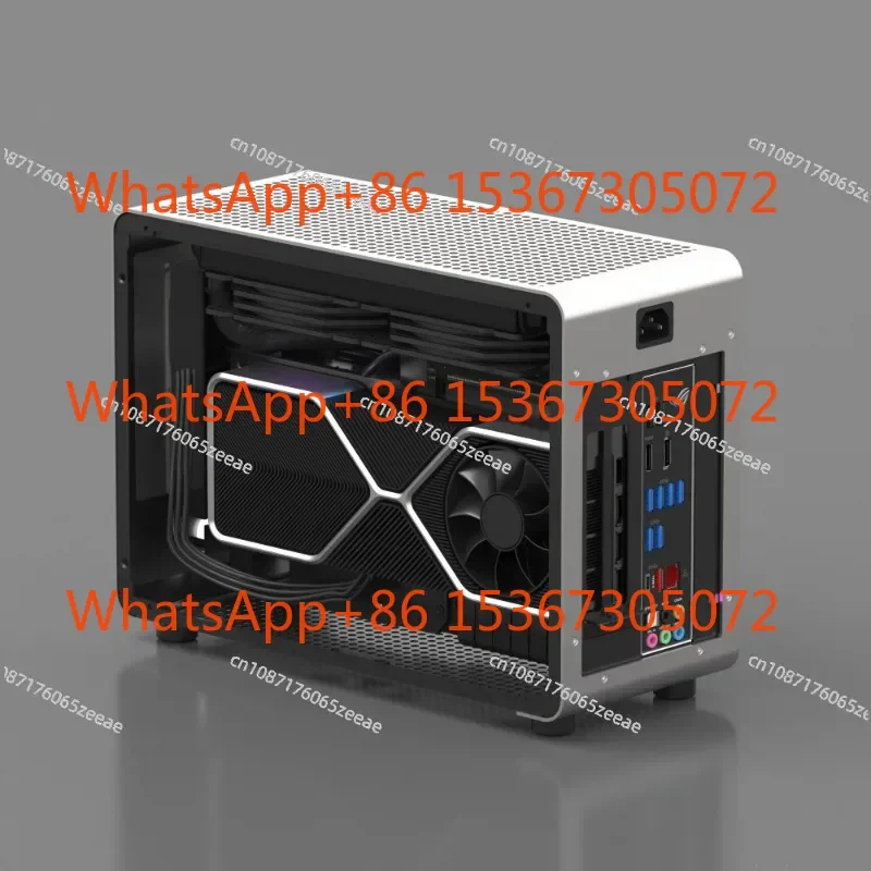 

GEEEK G1-pro Шасси из алюминиевого сплава A4 Sfx240 Прозрачное шасси Itx с водяным охлаждением