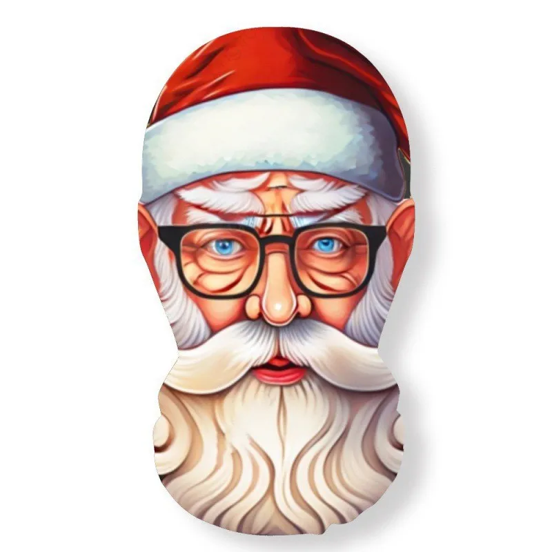 Christmas Series Skull Mask Party Cosplay Santa Claus Elastic Mesh Breathable Full Face Masks Funny Props Balaclava Headcovers view 4