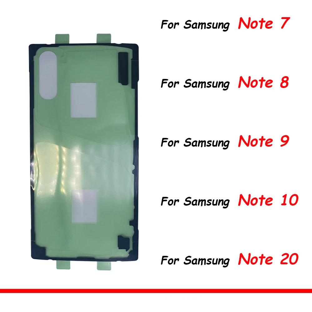 New For Samsung Note 20 Ultra Note 10 Plus Note 8 9 7 Lite Adhesive Sticker Back Housing Battery Cover Glue Tape Replacement