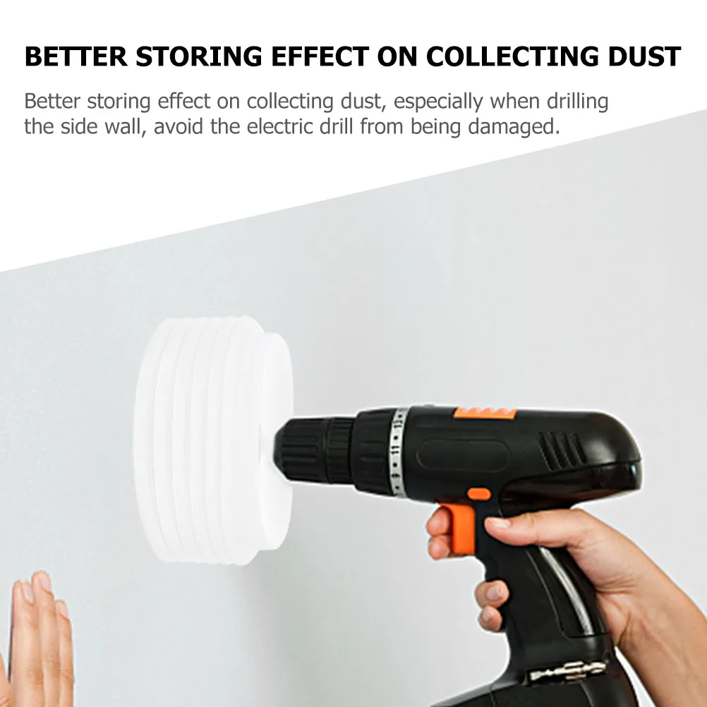 

Ceiling Wall Hole Opener Dust Cover 160mm Drill Catcher Electric Hammer Collector Plastic Accessories Impact
