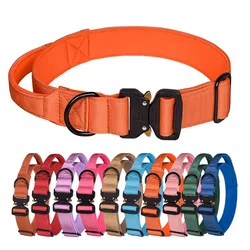 Collar táctico duradero para perro, Correa militar de alta resistencia para perros medianos y grandes, accesorios de entrenamiento para caminar de Pastor Alemán