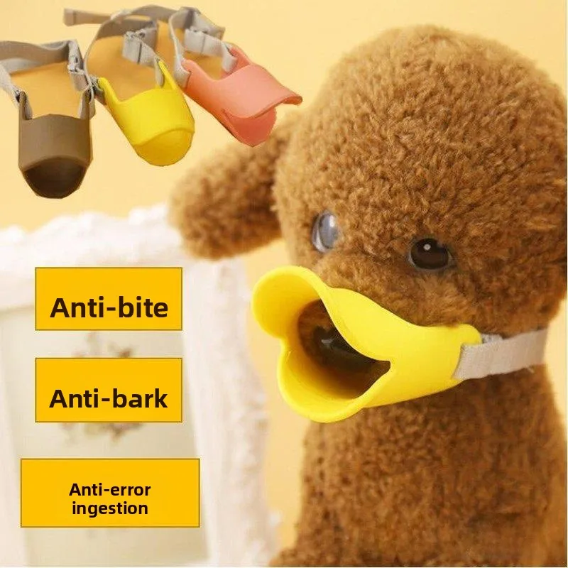 Small Dog Mouth Cover Teddy Mask Pet Water Drinking Bite Call Prevention Anti-Lick Dog Stopper  Travel Accessories