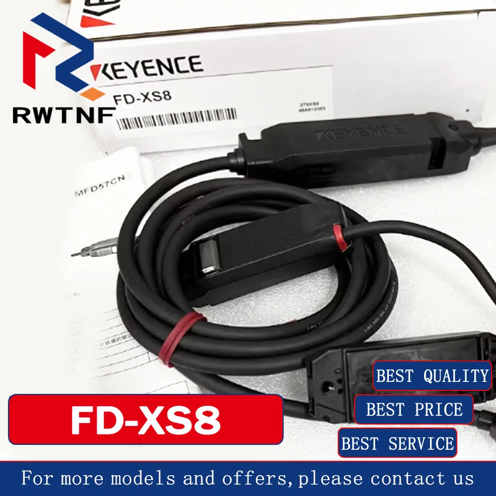 العلامة التجارية الجديدة الأصلية FD-XS8 KEYENCE مستشعر التدفق المشبك، مضخة زيت تشحيم المخزون البقع بسعة تصنيف 8 لتر / دقيقة.