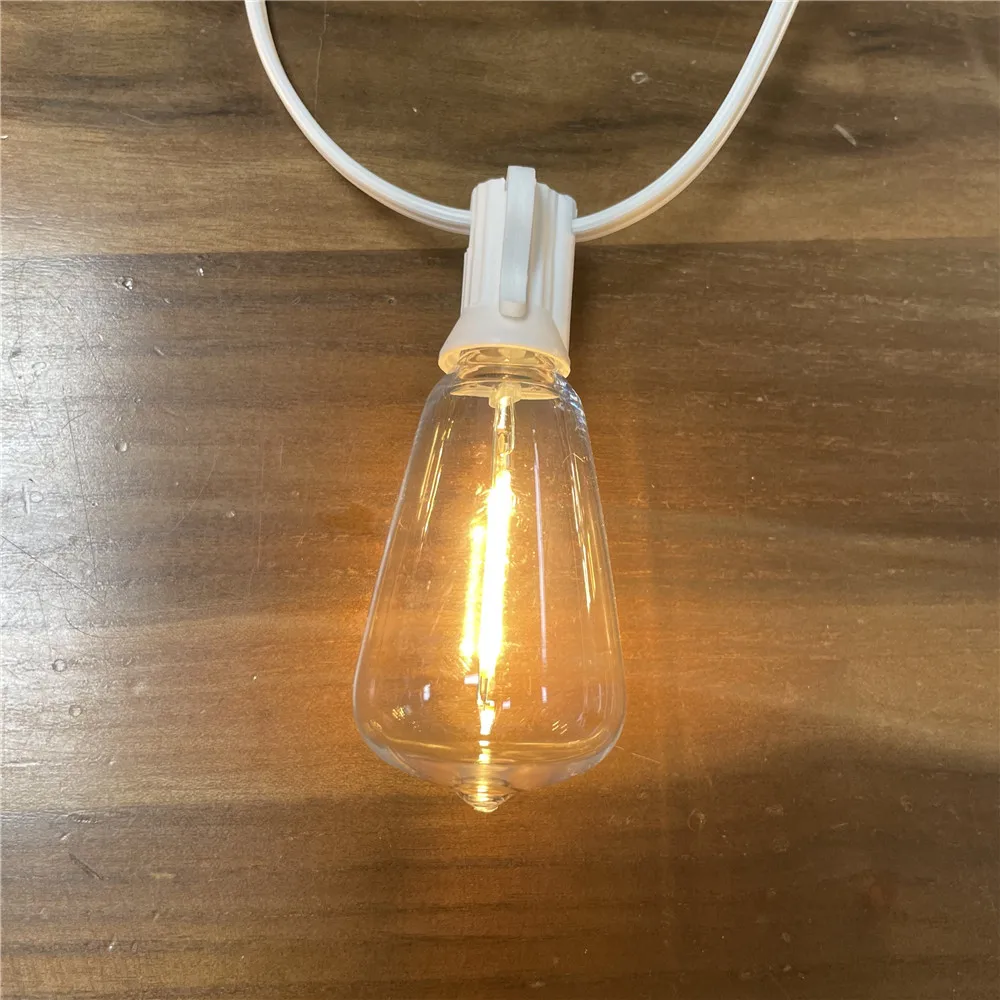 في الهواء الطلق سلسلة ضوء Led لمبة خيوط شاتيربروف اكليل جارلاند لحفل زفاف فناء حديقة الديكور #4