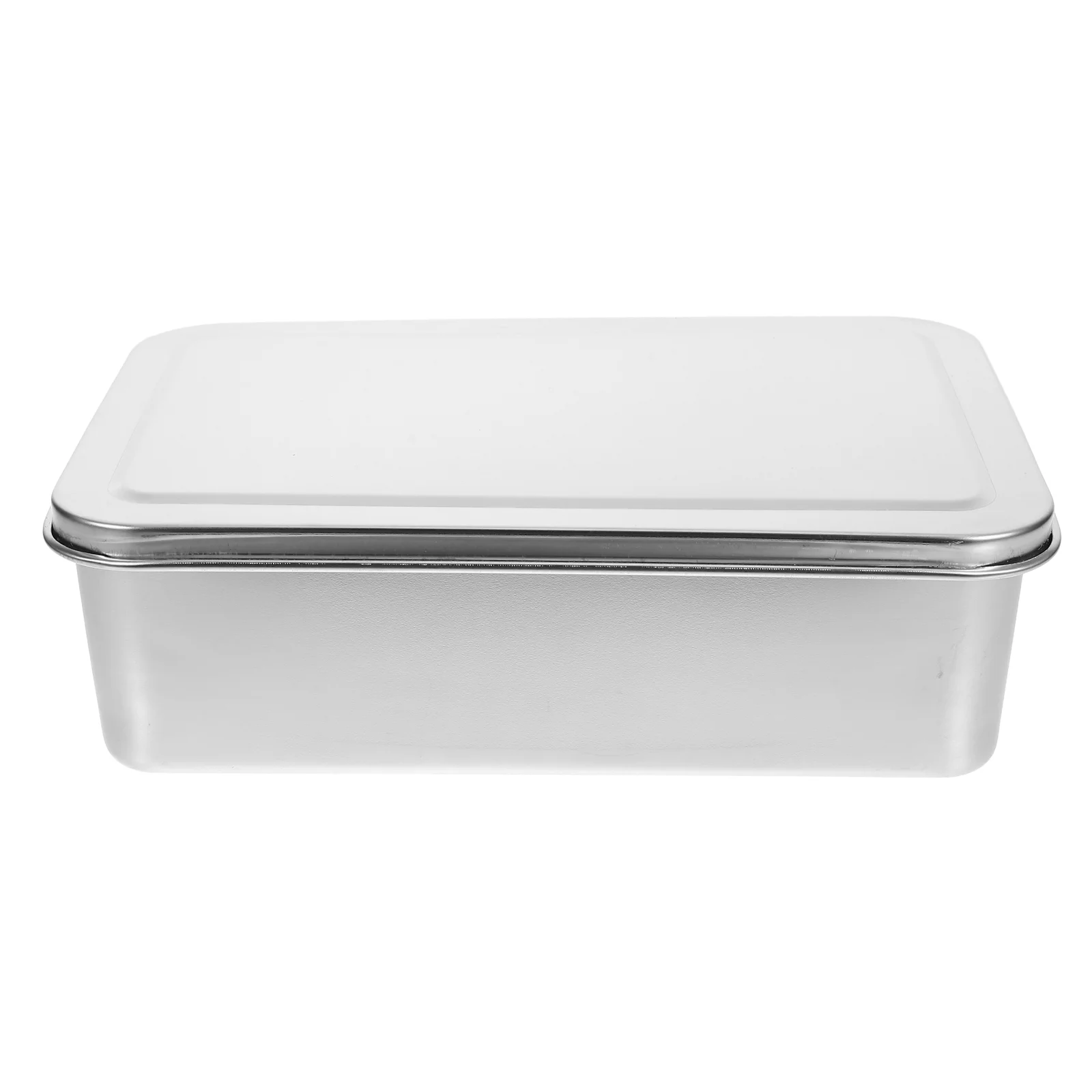 Cake Pan Covered Baking Tray Banana Bread Food Stainless Steel Cheesecake Metal Pie Pans