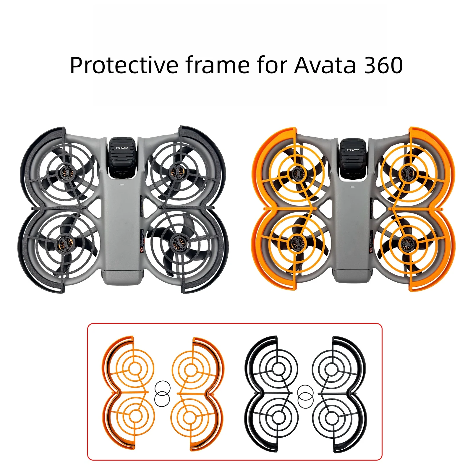 

For DJI AVATA360 Protective Frame Impact-Resistant Shock-Absorbing Outer Frame