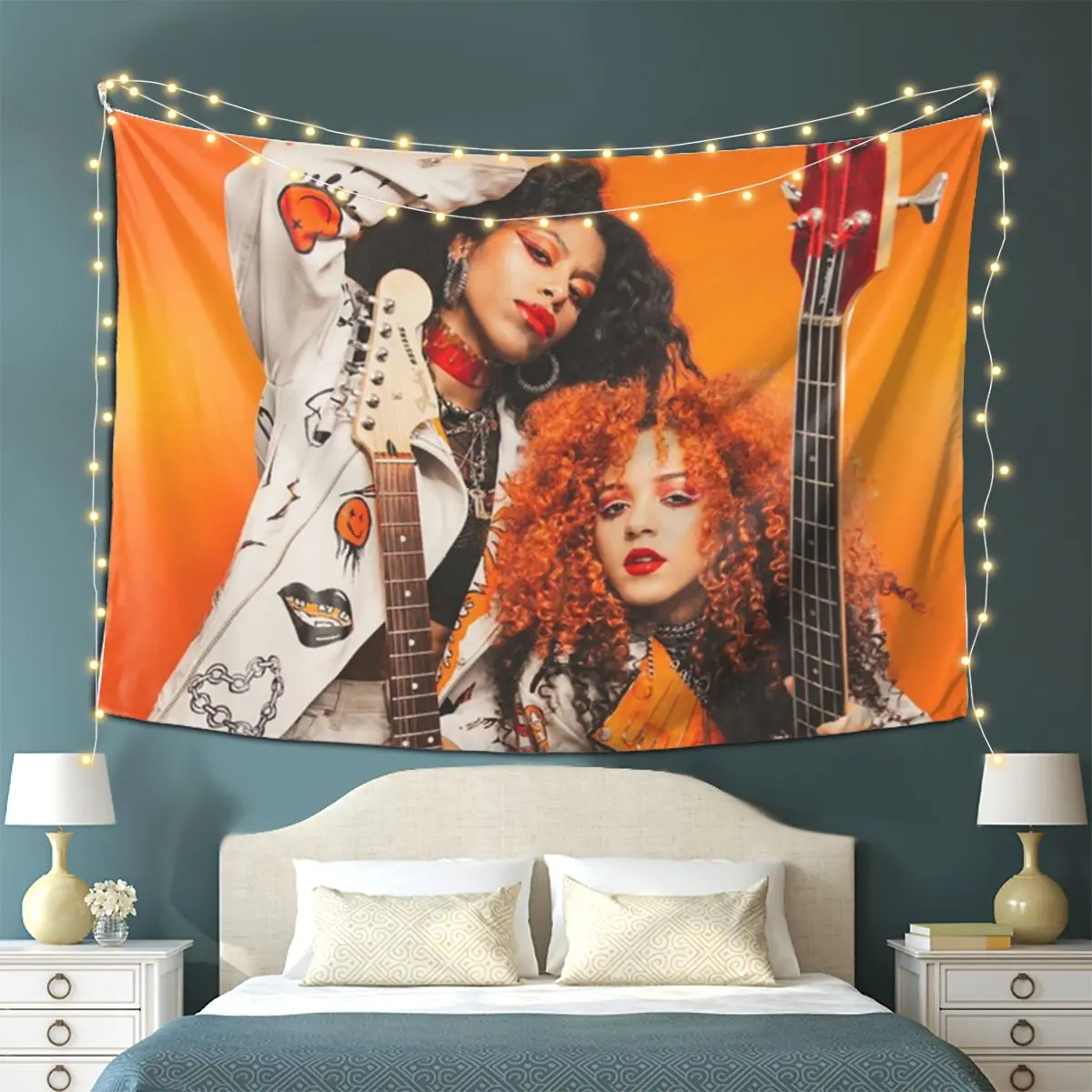 

Nova Twins Tapestry Wall Hanging Aesthetic Home Decor Tapestries for Living Room Bedroom