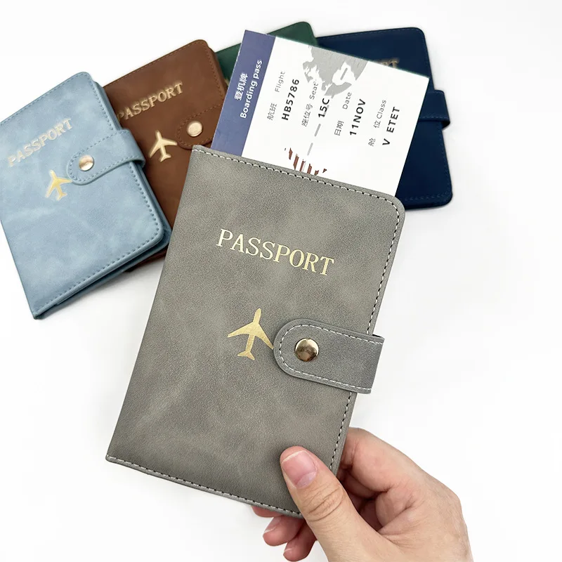 

Unisex Airplane Hasp Passport Covers Travel Passport Cover Id Card Holder Credit Card Holder Passport Holder Travel Accessories