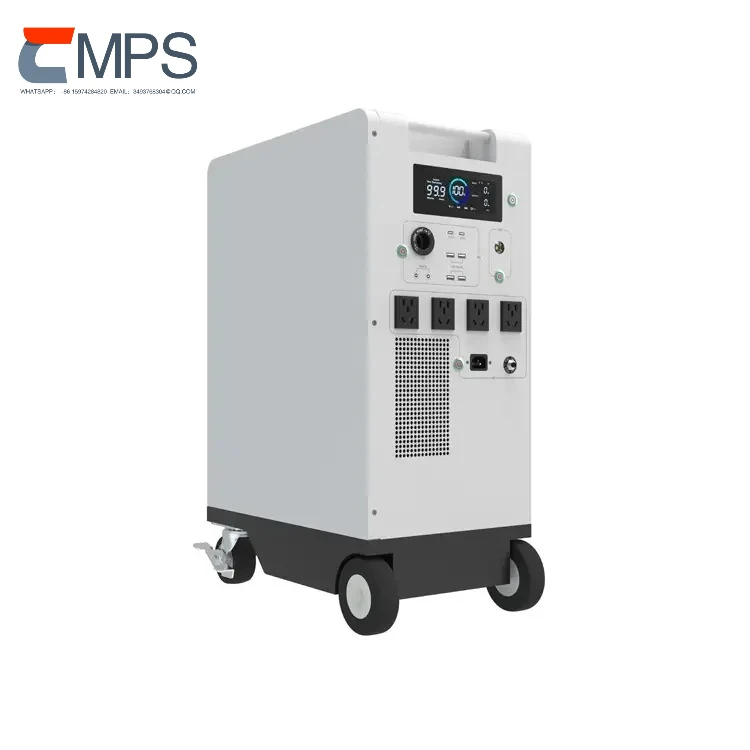 All in One Deep Cycle High Capacity BMS 5120Wh 5000W Rechargeable Electric Portable Solar Generator  Power Station