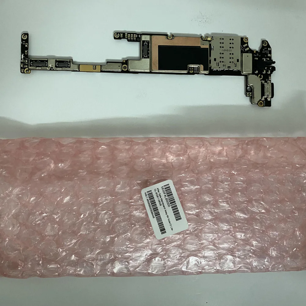 100% Brand New Original Motherboard for Xiaomi Mi Note 10 Lite Mainboard Logic Circuit Board Plate Global Unlocked Full Work