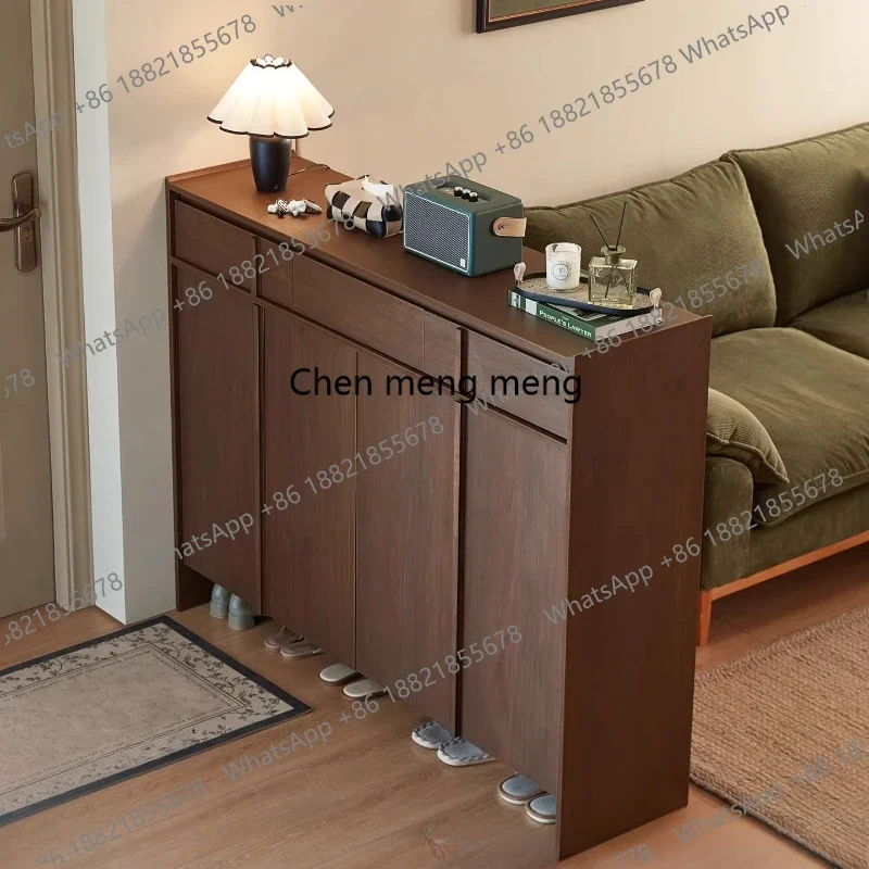 M02 Luxury Makeup Shoe Shelf Nordic Wooden Plant Filing Cabinets Shoe Shelf Closet System With Seat Gabinete Entrance Furniture
