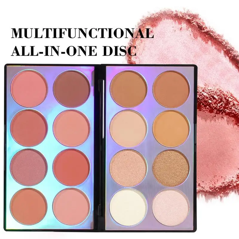 Paleta de sombras de ojos mate para mujer, paleta de sombras de ojos de colores naturales, paleta de maquillaje de ojos de colores brillantes