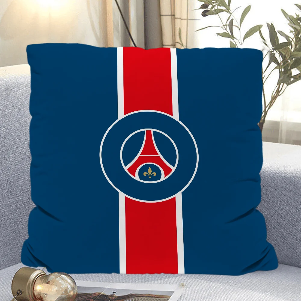 PSG Logo Home Sleeping Pillows 45x45 Cushions Covers for Decorative Cushions Cushion Cover Pillow Sofa 50x50 40*40 Pillowcase