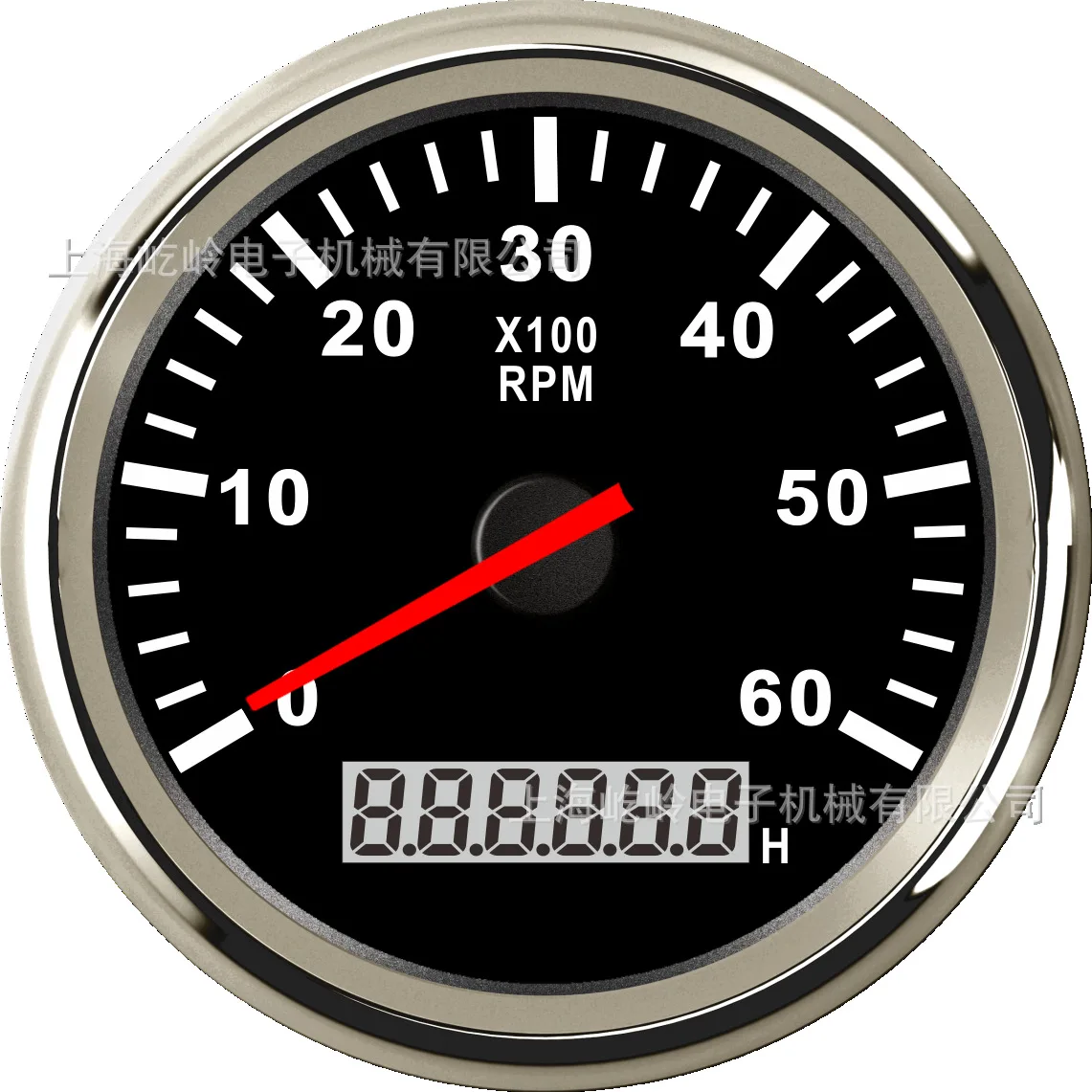 85mm Pin Installation for Vehicle and Ship Modification Tachometer 0-6000RPM 1-300 Adjustable Speed Ratio Meter