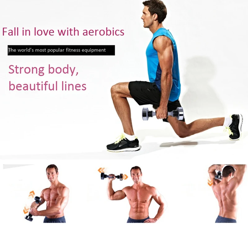 

A57T Gym Fitness Dumbbell Weight Lifting Swinging Shack Gym Equipment Sports Dumbbell Set