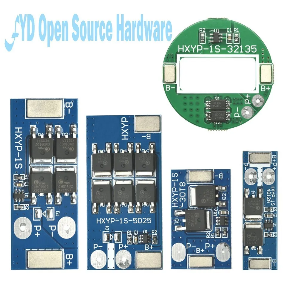 BMS 1S 12A 3A 7A 10A 15A 22A 3.2V lithium Battery Protection Board 18650 Charging Voltage / Short Circuit /Overcharge Prevention