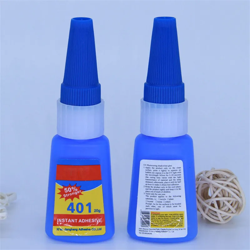 401Rapid Fix Instant Fast Adhesive Stronger Glue Multi-Purpose Plastic Wood Broken Glass Universal Super Glue