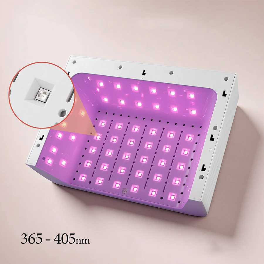 Professionale per due mani che polimerizza l'asciugatrice per unghie, macchina per manicure, pedicure, lampada UV LED per unghie