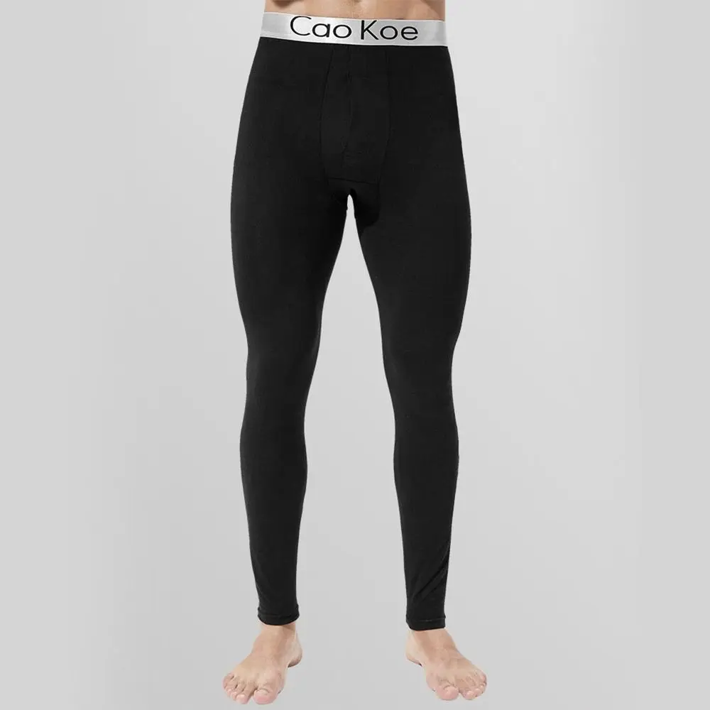 Fashion Stretch Men's Thermal Pants Fleece Lined Cold Weather Baselayer Legging Winter Long Johns