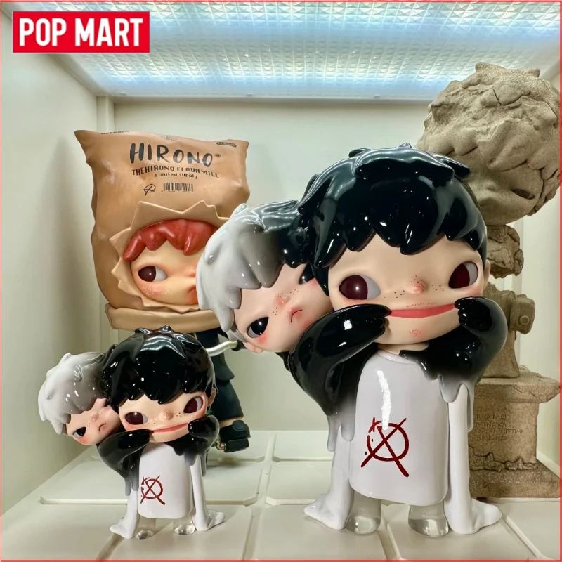 

POP MART Hirono Simper Figurine Height about 8 cm 15cm Series Anime Action Figure Ornament Dolls Model Guess Bag Blind Box