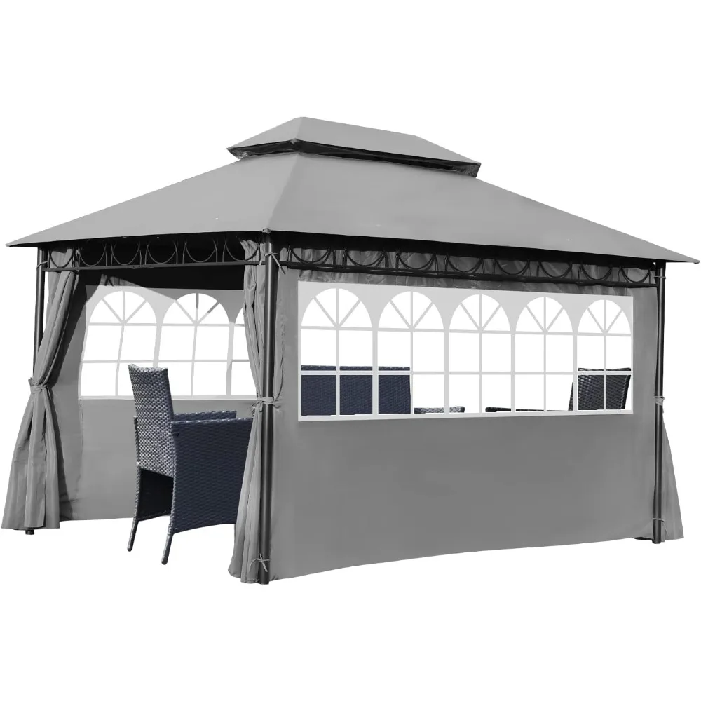 Gazebo for Patio Outdoor Gazebo Canopy UV Protection Canopy Tent for Party Patio BBQ for Patio/Outdoor/Wedding Parties and Event