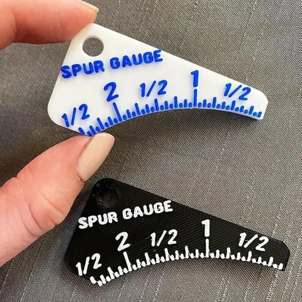 Jauge d'éperon de dinde sauvage multifonctionnelle, règle de mesure d'éperon de dinde Portable et Durable, outils de mesure d'âge d'éperon de dinde compacte