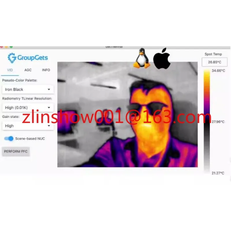 PURETHERMAL-2 – PT2 FLIR LEPTON SMART I/O-MODUL Wärmebildkamera