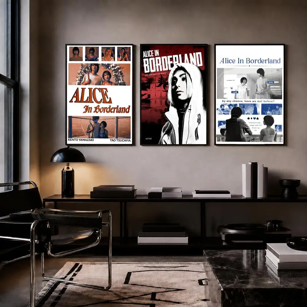 TV Series A-Alice in Borderland Poster Trendy HD PP Paper Waterproof Wall Art Print for Bedroom Living Room Decor