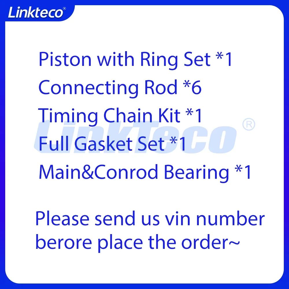 Full Head Gasket Set Piston Timing Kit Fit 3.0 TDI Diesel CKV CRC For 11-18 Audi A4 A6 A7 A8 Q5 Q7 Touareg Porsche Cayenne
