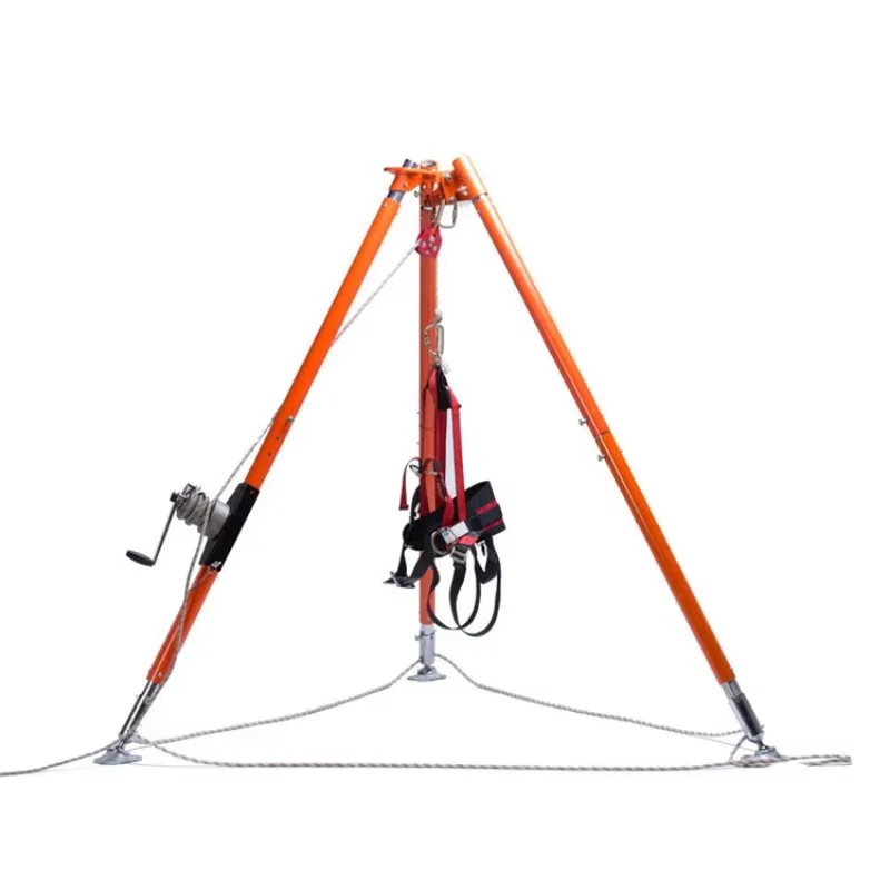 High Quality Adjustable Rescue Tripod for Heavy Lifting Fire Fighting & Lifesaving Equipment Building Firefighting Accessories