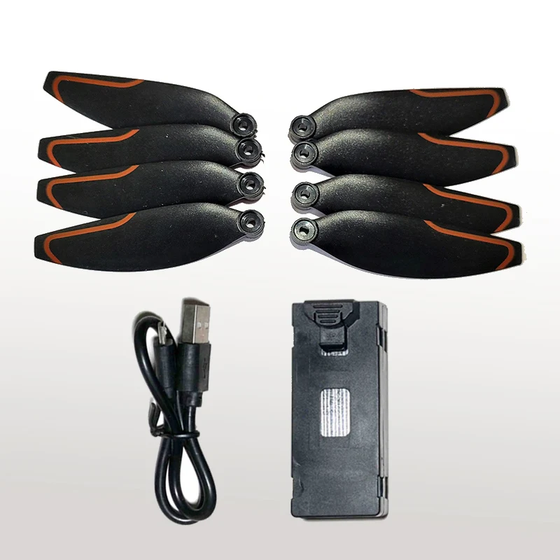 

LSRC S1S Mini Drone Spare Part 3.7V 1800mAh Battery USB Charger Cable Propeller Main Blade Set LS-S1S Accessories