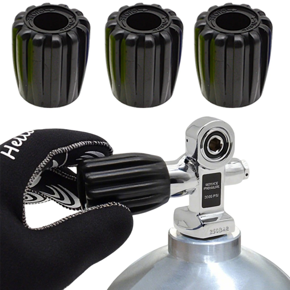 

Ручка клапана бака для подводного плавания Крышка клапана бака для дайвинга (черная)