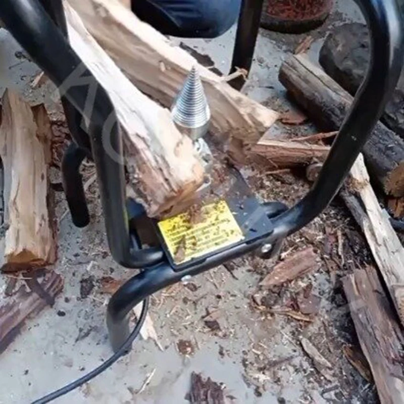 Household Farm Conical Spiral Drill Bench Drill Industrial Grade Small High-power Motor Fully Automatic Motor For Chopping Wood