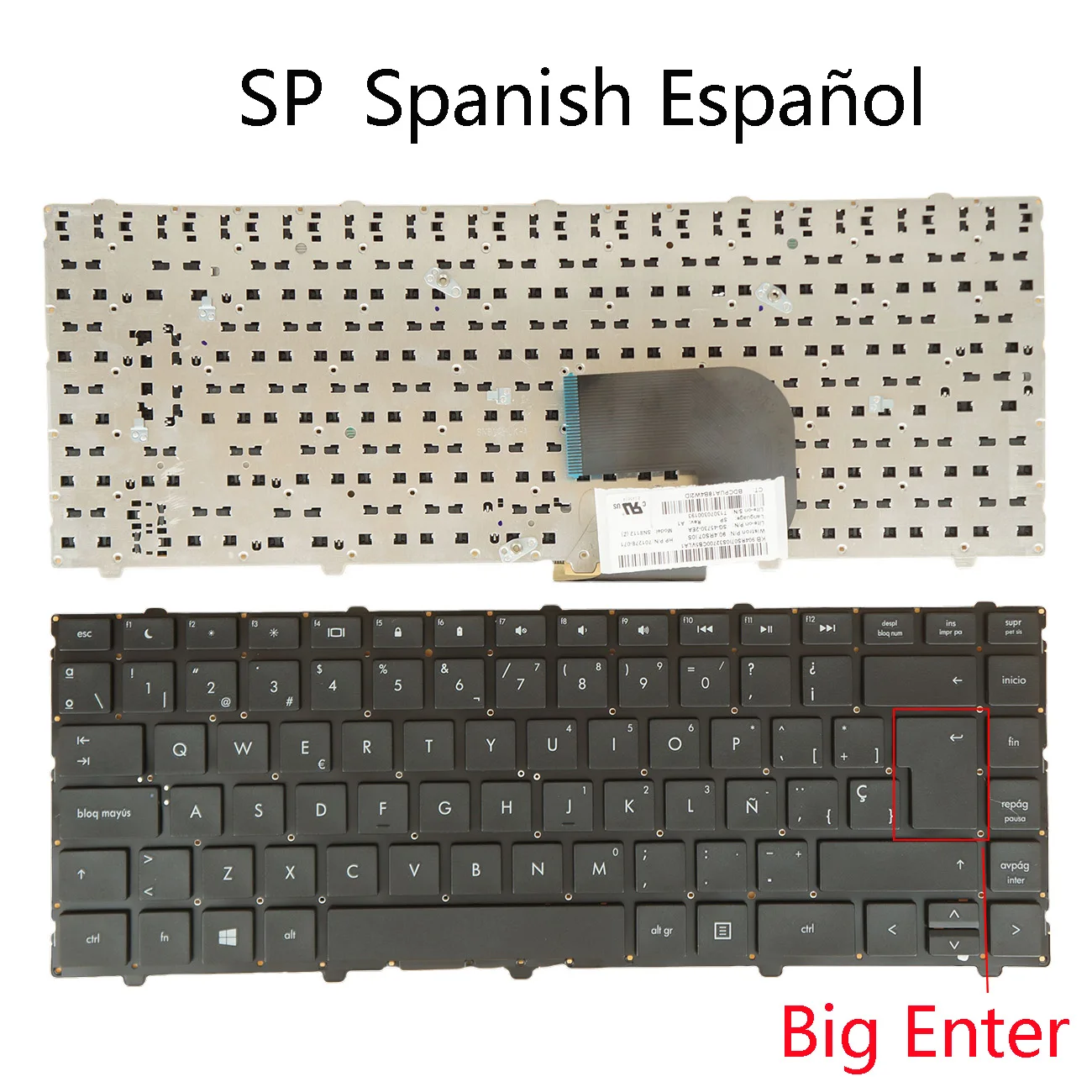 

Испанская клавиатура LA для HP Probook 4340S 4341s 4345s 4346s 701974-071 701278-071 SN8112 SG-45730-2EA T13070300193, черная