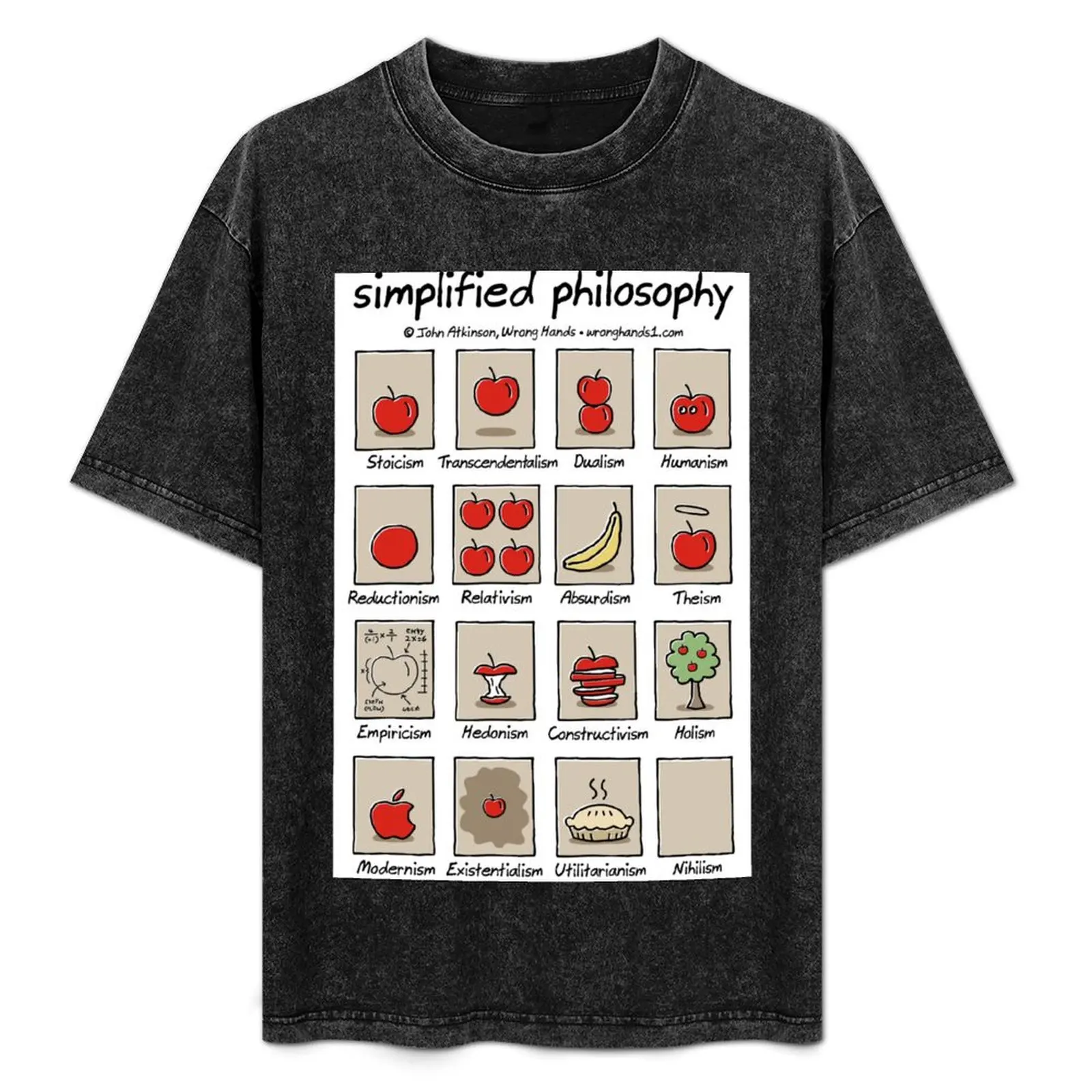 

simplified philosophy T-Shirt Moisture Control Sports Tee