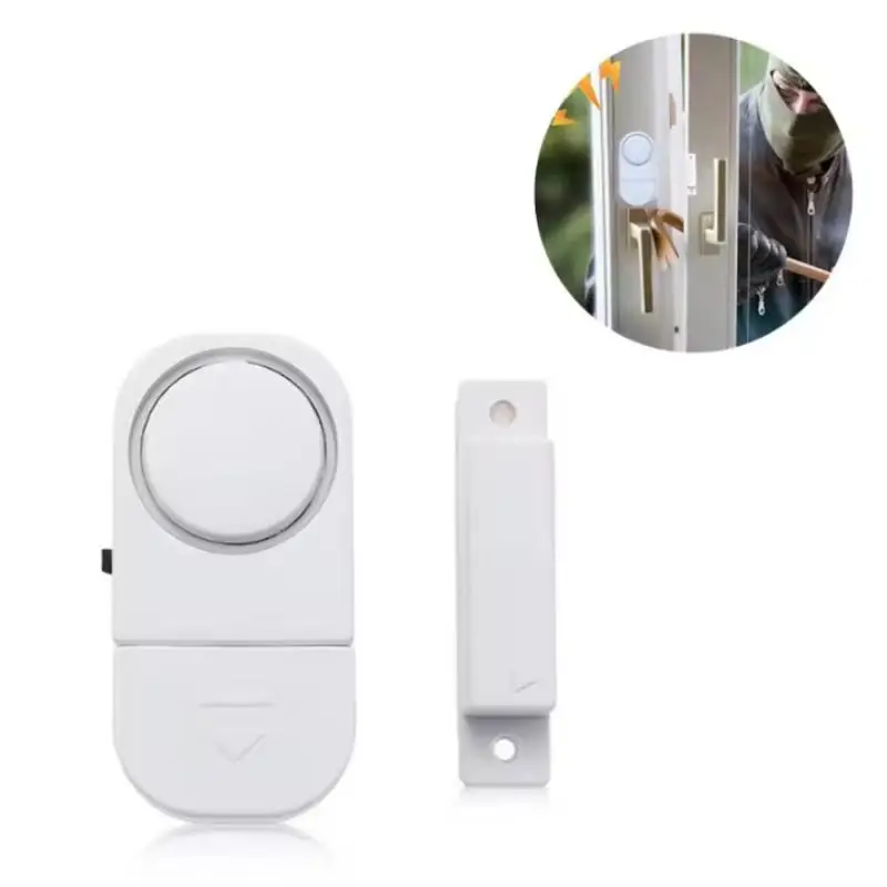 Sensore di allarme antifurto per porte e finestre Allarme di controllo magnetico wireless Sistema di allarme di sicurezza antifurto domestico Rilevatori di porte aperte