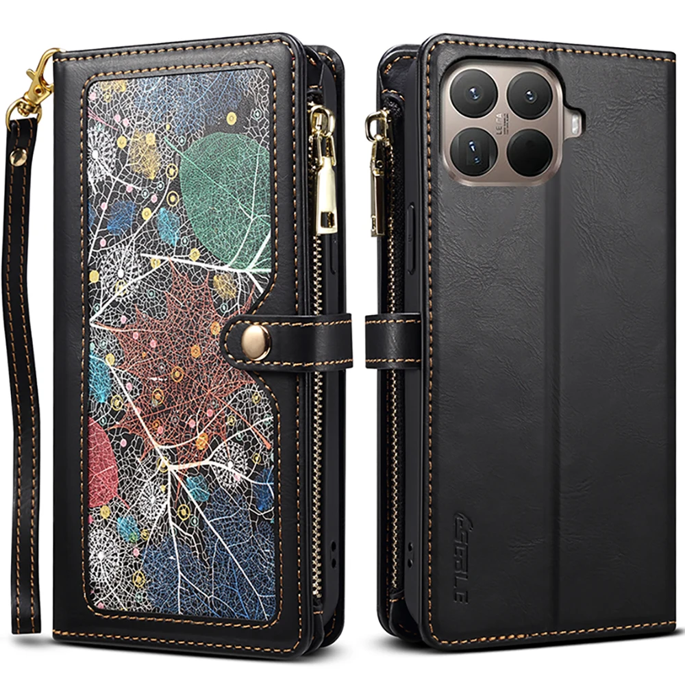 حافظة لهاتف Xiaomi 15T Pro 5G 2025 كروس 8 بطاقات بسحاب جلدي RFID Funda لهاتف Xiaomi 15T غطاء فاخر Mi 15T 15 T Pro Etui #1