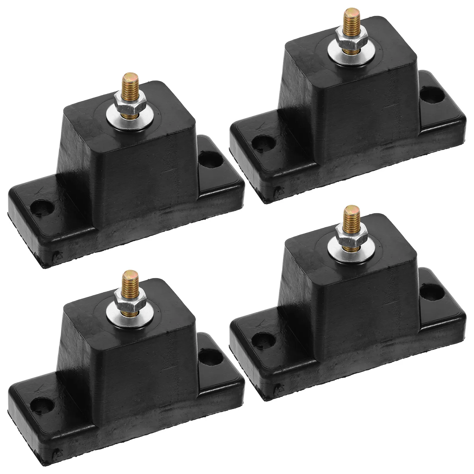 4pcs Air Conditioner Rubber Pads Shock Absorption Mounting Base For Outdoor Unit Floor Stand Damping Mat Ac Condenser Pads