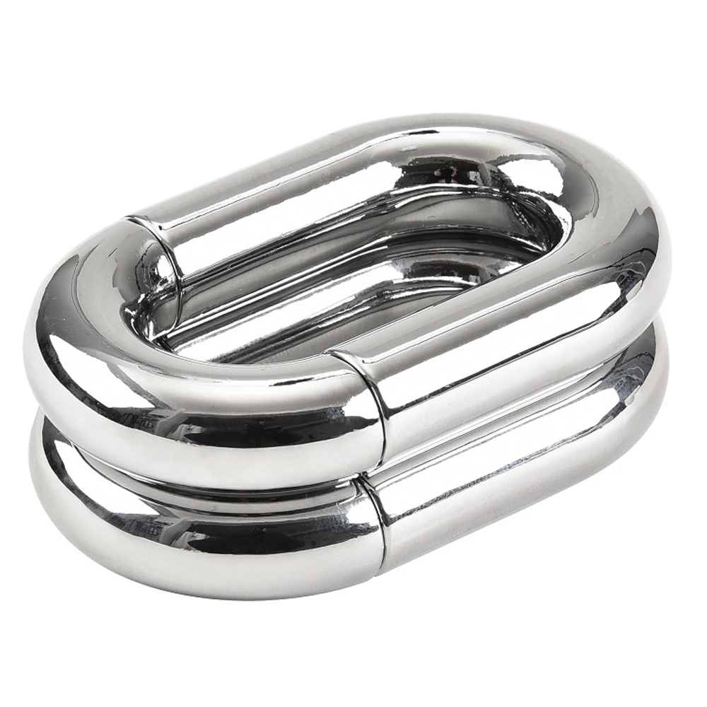 Male Heavy Ball Scrotum Stretcher Metal Penis Ring Bondage Cock Ring Delay Ejaculation Male Sex Toy Man - Image 5